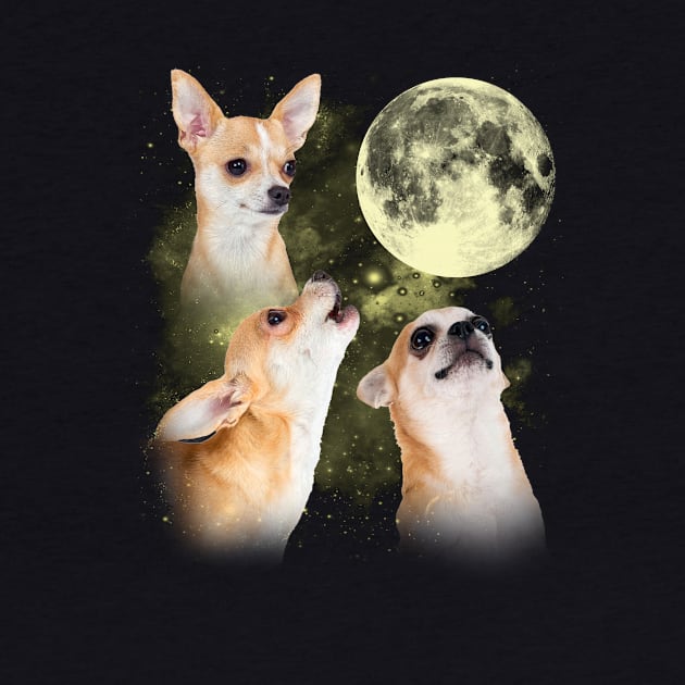 Chihuahuas The Moon Classic Dog Breed by Kleurplaten kind